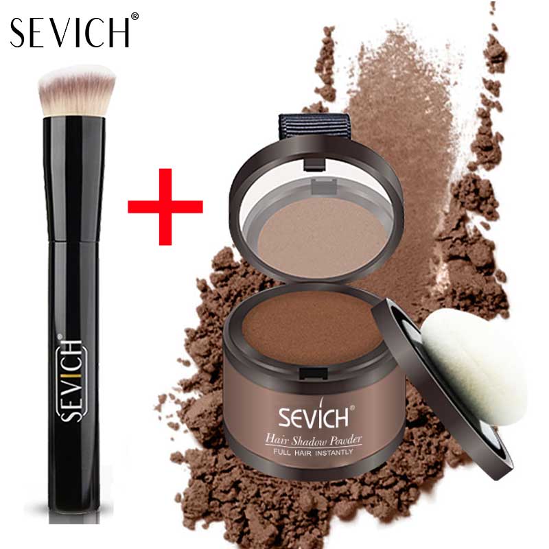 Rooting Hormone Powder - SEVICH Hairline Shadow Powder พร้อมแปรงน้ําเหงื่อคอนซีลเลอร์ผมร่วง Bald