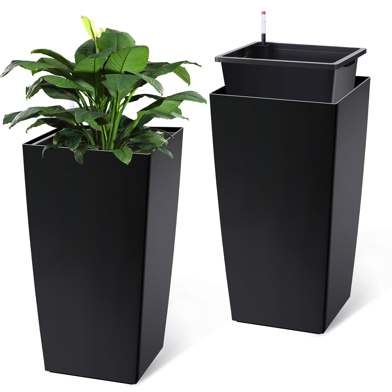 ชุดกระถางต้นไม้สูง 30 นิ้ว 2 ใ - Self Watering Insert บทวิจารณ์และราคา