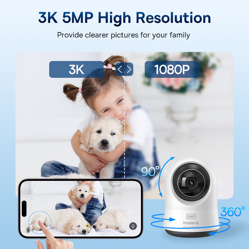Baseus 5MP 3K WiFi IP กล้อง 2. - Eufy Camera E220 บทวิจารณ์และราคา