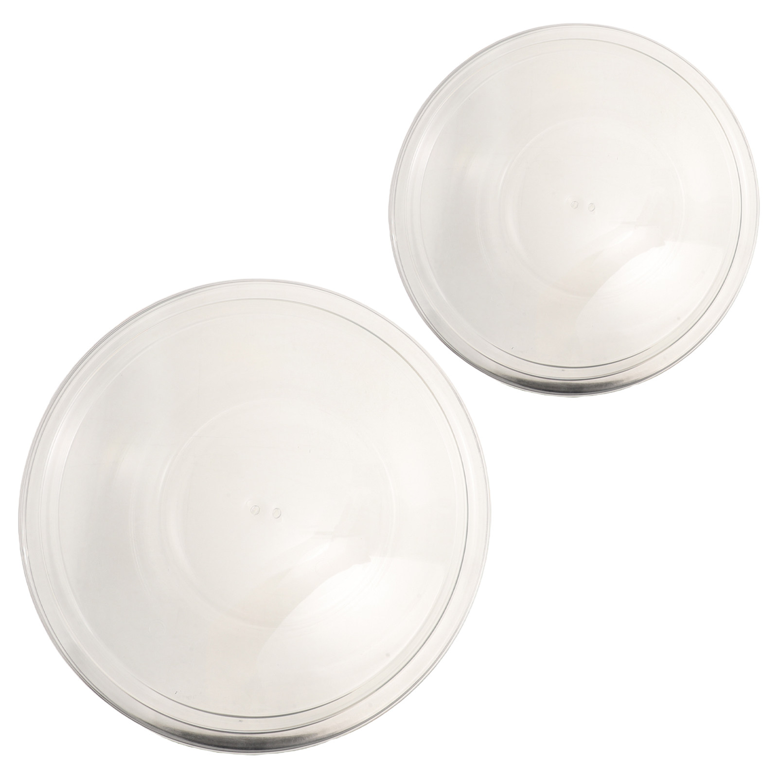 ชุดชามผสมอาหารพลาสติก 2 ชิ้น ช - Plastic Dome Clear บทวิจารณ์และราคา