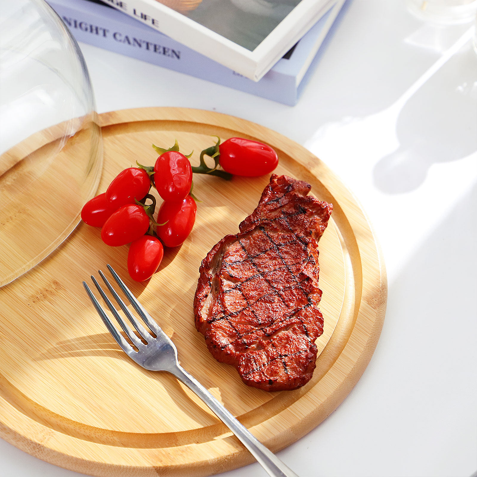 ชุดฝาครอบเค้กแก้วพร้อมฐานไม้คุ - Plastic Dome Clear บทวิจารณ์และราคา