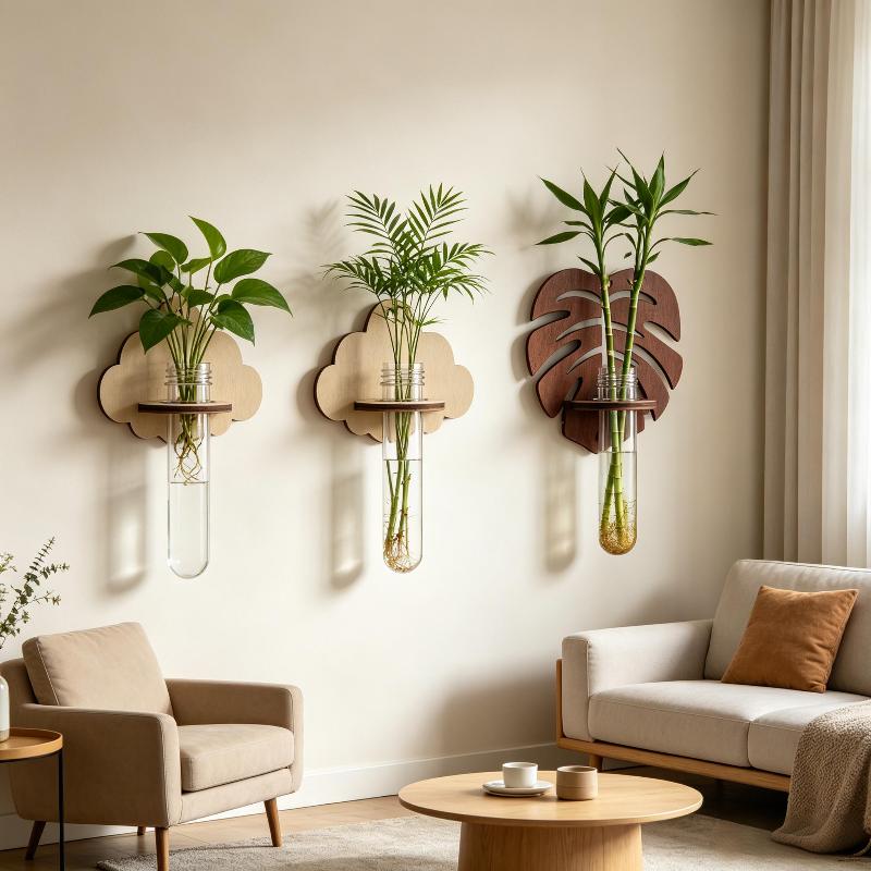 แจกันไม้ติดผนังสำหรับปลูกมอนสเ - Propagation Station Vase บทวิจารณ์และราคา