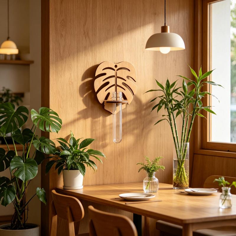 แจกันไม้ติดผนังสำหรับปลูกมอนสเ - Propagation Station Vase บทวิจารณ์และราคา
